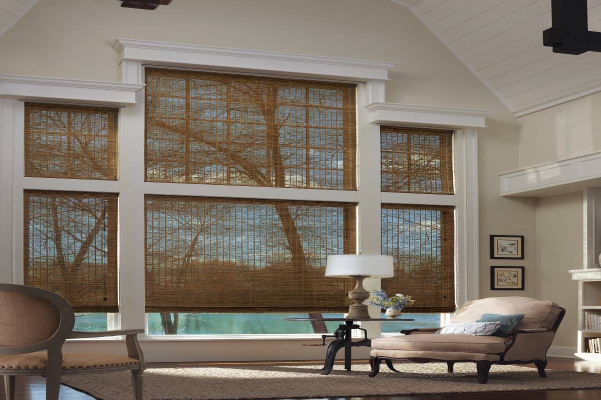 Bamboo or Woven Wood Blinds